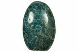 Free-Standing, Polished Blue Apatite - Madagascar #223088-1